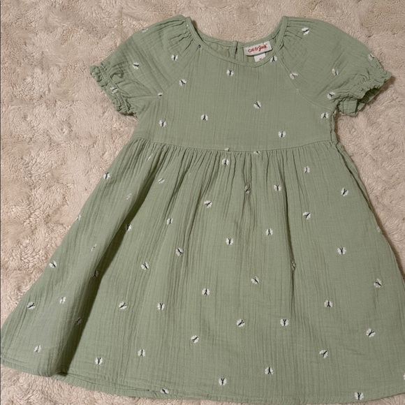 Cat & Jack Other - Cat & Jack Light Green Kids Dress with Embroidery